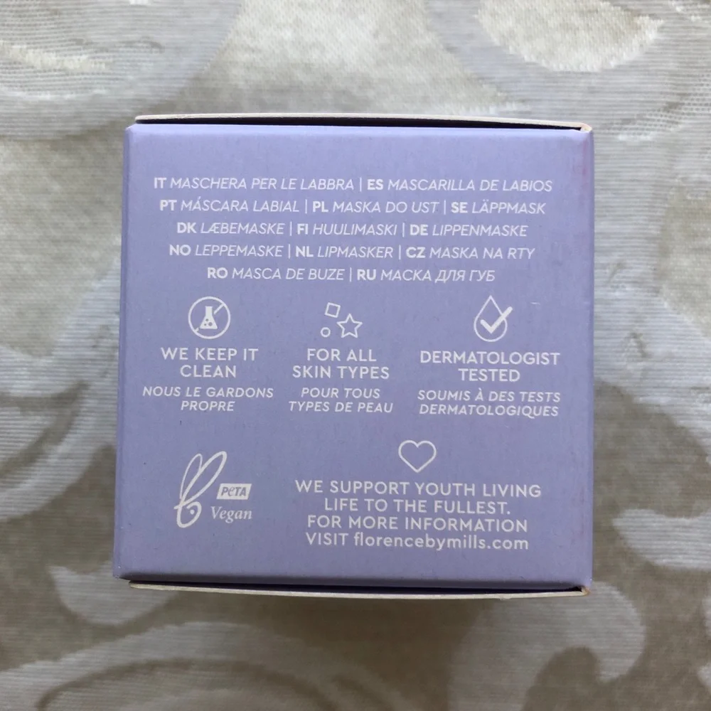 NIB Florence by Mills Hit Snooze Lip Mask Full Size